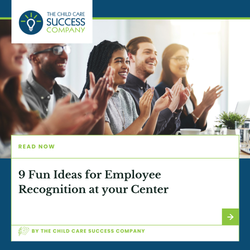 9 Fun Ideas for Employee Recognition at your Center