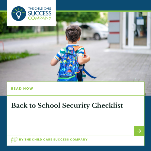 Back to School Security Checklist