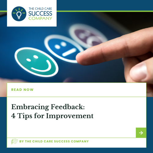 Embracing Feedback: 4 Tips for Improvement