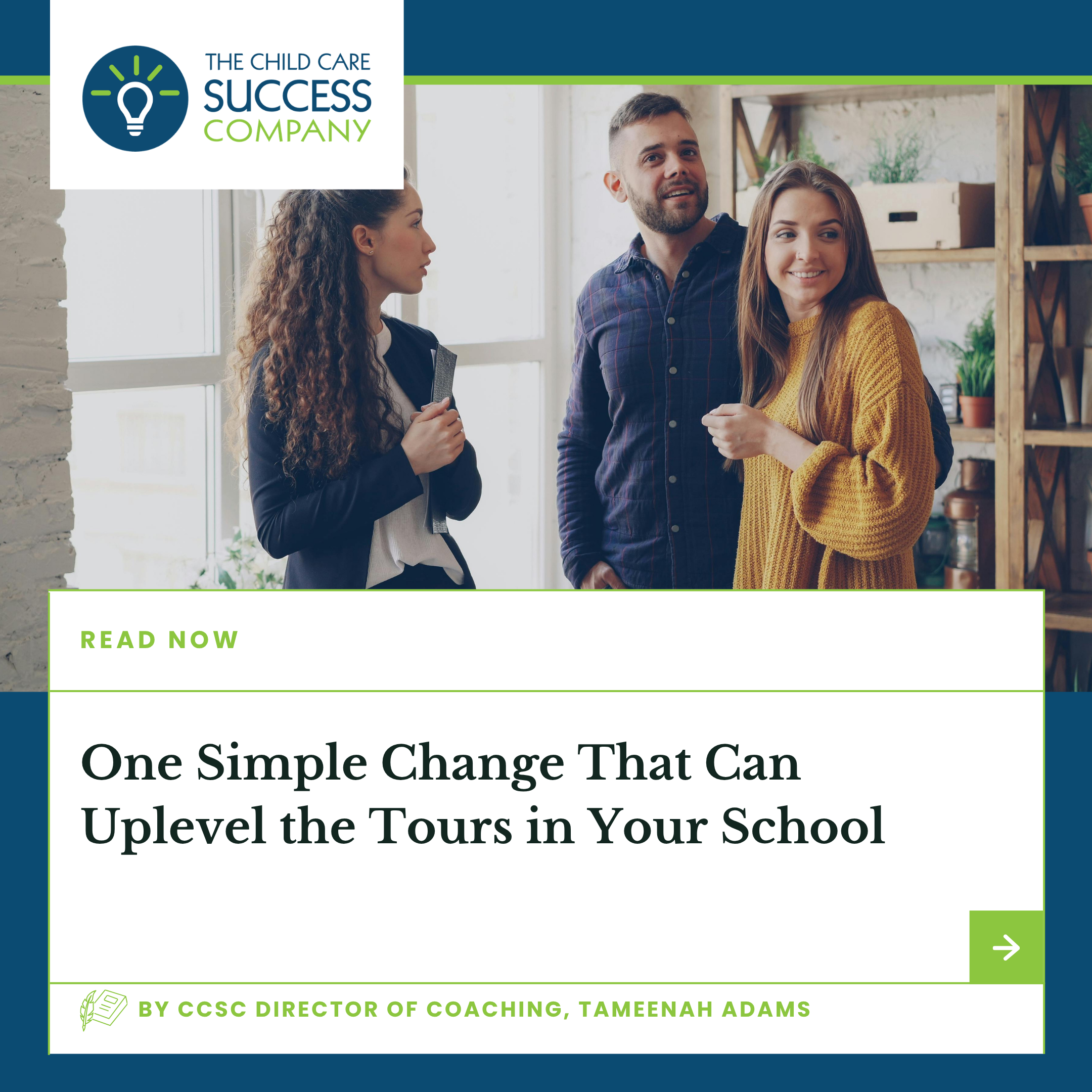 Read more about the article One Simple Change That Can Uplevel the Tours in Your School