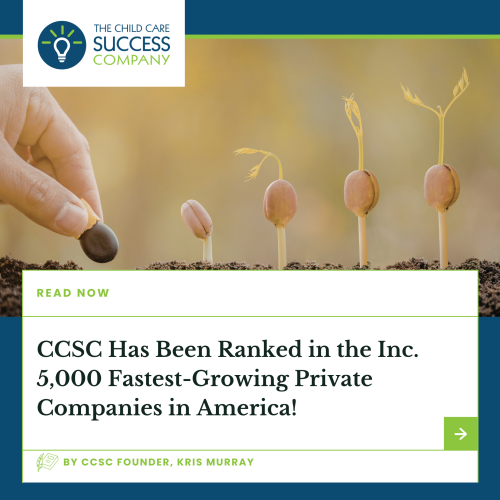 CCSC Has Been Ranked in the Inc. 5,000 Fastest-Growing Private Companies in America!