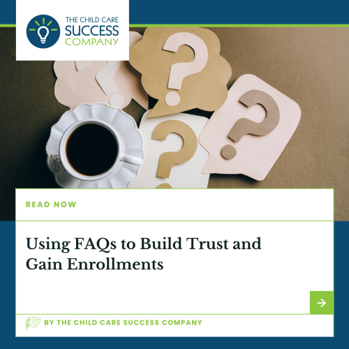 Using FAQs to Build Trust and Gain Enrollments
